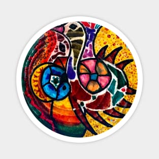 Birds and More Birds Magnet